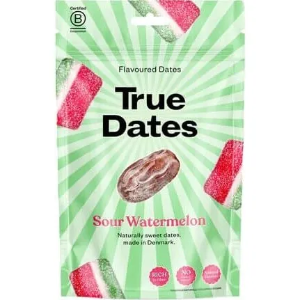 Saure Datteln mit Wassermelonengeschmack, 100 g