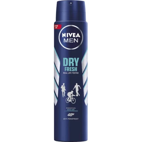 Nivea Men Dry Fresh Antitranspirant Spray, 250ml