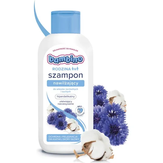 Bambino Family Feuchtigkeitsshampoo für normales & trockenes Haar, 400 ml