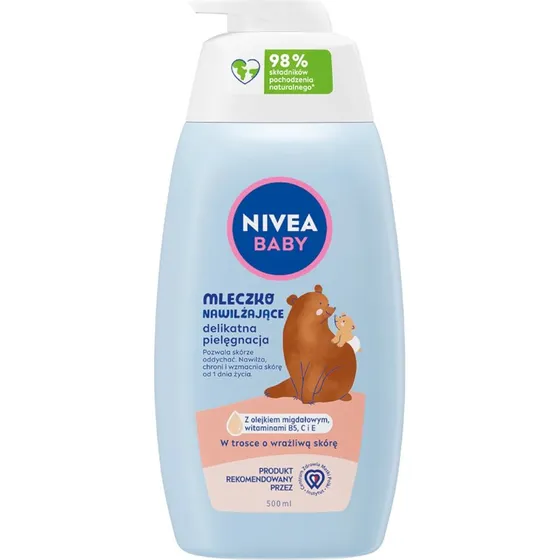 Nivea Baby Feuchtigkeitsmilch sanfte Pflege, 500 ml