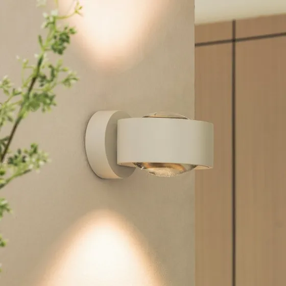 Arcchio Rotari LED-Wandleuchte Weiß, Up/Down, Metall