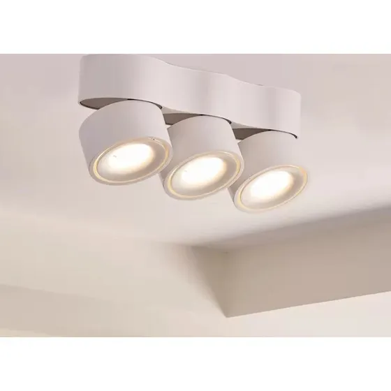 Arcchio Rotari LED-Deckenleuchte Weiß - 3-flammig & dimmbar