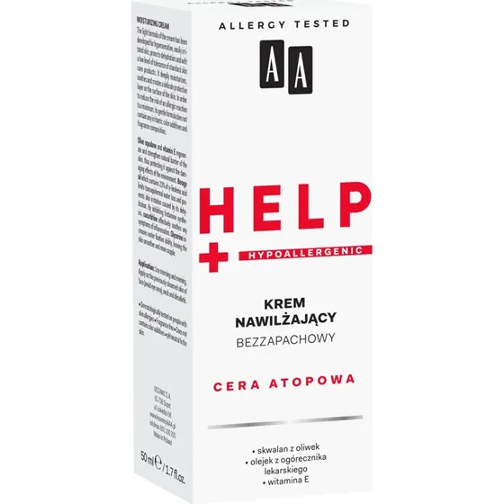 AA Help Atopische Haut Feuchtigkeitscreme, parfümfrei, 50 ml