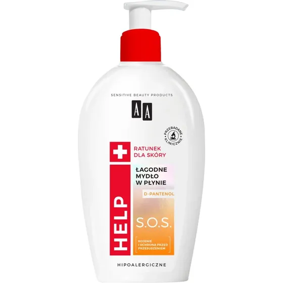 AA Help S.O.S. Milde Flüssigseife mit D-Panthenol, 300 ml