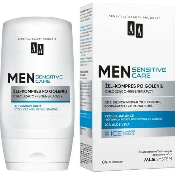 AA Men Sensitive Care After-Shave Gel-Kompresse