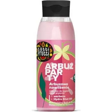 Farmona Tutti Frutti Feuchtigkeitsspendende Bademilch Wassermelone & Eisenkraut, 400 ml