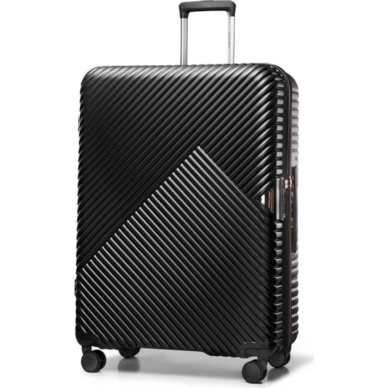 WITTCHEN GL Style Kollektion Großer Polycarbonat-Koffer schwarz