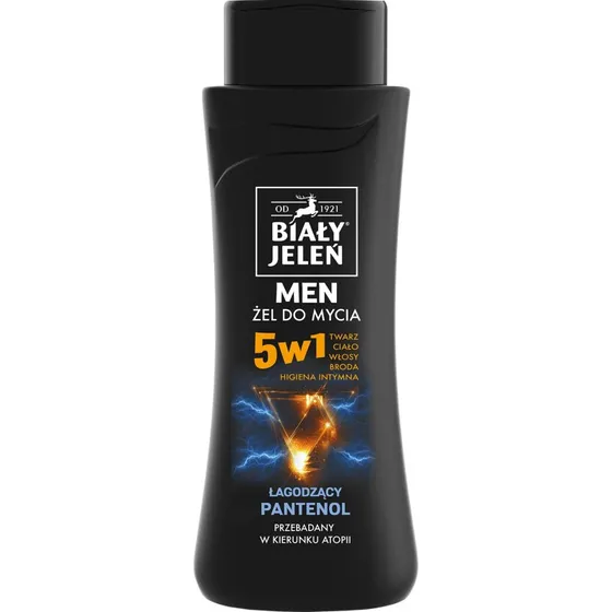 White Jeleń Men 5-in-1 Waschgel mit Panthenol, 300 ml
