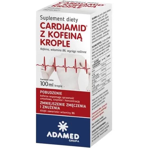 Cardiamid Koffein-Tropfen mit Ginseng & Guarana, 100 ml