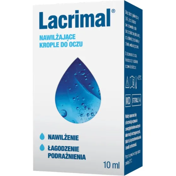 Lacrimal Feuchtigkeitsspendende Augentropfen, 10 ml