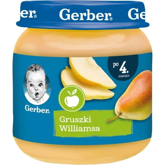 Gerber Dessert Williams-Birne für Babys ab 4 Monaten, 125g