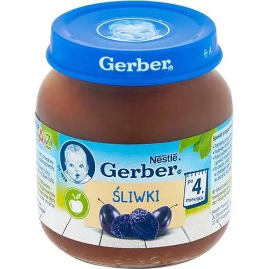 Gerber Pflaumen-Dessert für Babys ab 4 Monaten, 125 g