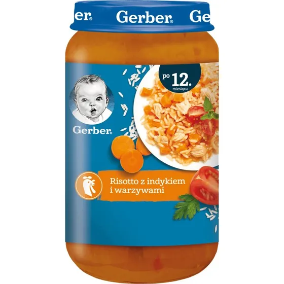 Gerber Junior Risotto mit Pute und Gemüse, 250 g (ab 12 Monaten)