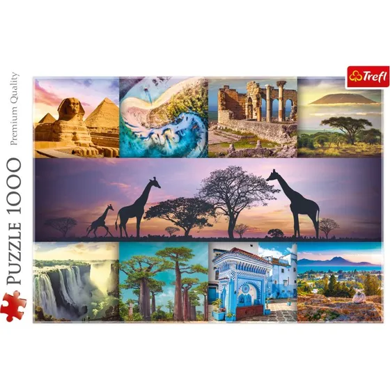 Trefl Puzzle Afrika Collage - 1000 Teile