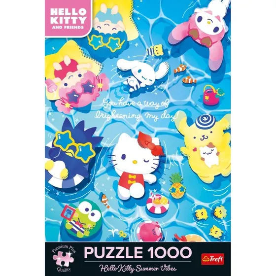 Trefl Hello Kitty Sommerentspannung Puzzle Premium Plus 1000-Teile