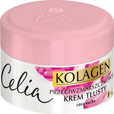 Celia Kollagen Anti-Falten Creme für trockene Haut, 50 ml