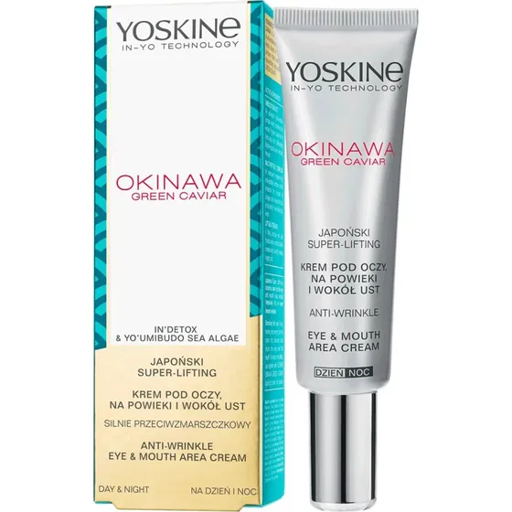 Yoskine Okinawa Green Caviar Augen-, Lid- und Lippencreme, 15 ml