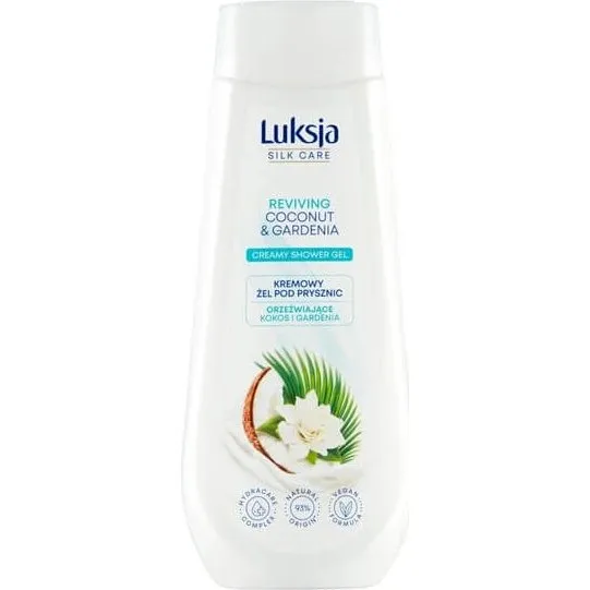 Luksja Silk Care Duschgel Kokosnuss & Gardenie, 500 ml