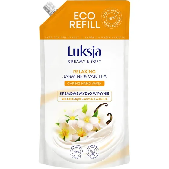 Luxja Creamy & Soft Flüssigseife Jasmin & Vanille 900 ml