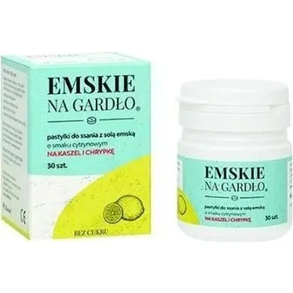 Emskie na gardo Zitronengeschmack Lutschtabletten, 30 Stück