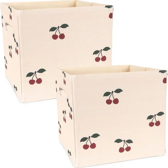 Konges Sløjd 2er-Pack Aufbewahrungskisten Cherry