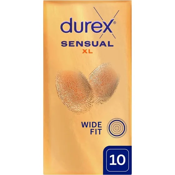 Durex Sensual XL Kondome, superdünn, 10 Stück