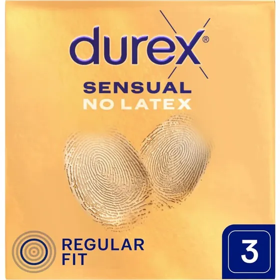 Durex Sensual No Latex Kondome, 3 Stück