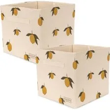 Konges Sløjd 2er-Pack Aufbewahrungsboxen Lemon