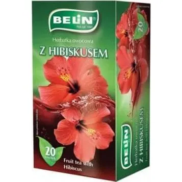 BELIN Hibiskustee mit Aroniabeere, 20 Beutel
