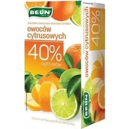 Belin Früchtetee Citrus, 20 Beutel