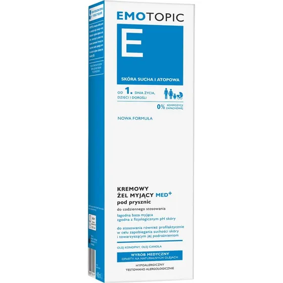 Pharmaceris Emotopic E Med+ Cremiges Duschgel, 400 ml