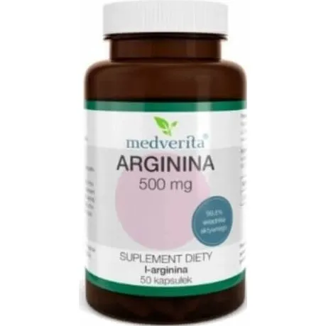 Medverita Arginin 500 mg, 50 Kapseln