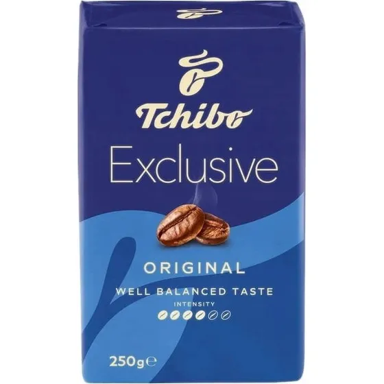 Tchibo Exklusiv Gemahlener Kaffee, Arabica & Robusta, 250g