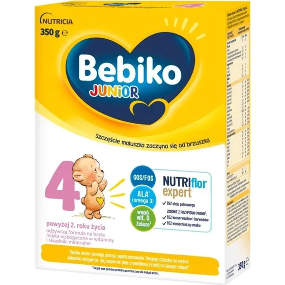 Bebiko 4 Junior Nutriflor Expert Milchnahrung, ab 2 Jahren, 350 g