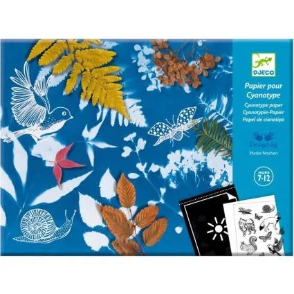 Djeco Workshop Blaudruck – Natur (Cyanotypie Starterkit)