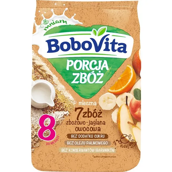 BoboVita Haferbrei 7 Getreide Müsli-Obst ab 8 Monaten, 210 g