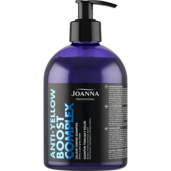 Joanna Professional Anti-Yellow Boost Complex Shampoo, 500 g
