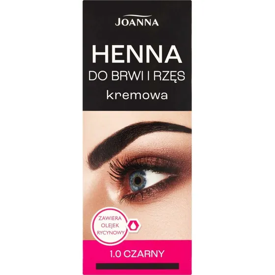 Joanna Henna Augenbrauen- & Wimperncreme, 1.0 Schwarz, 15ml