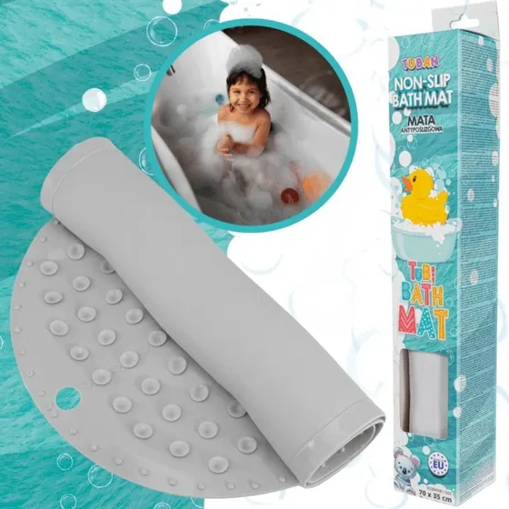 Anti-Rutsch-Badematte - Weiß