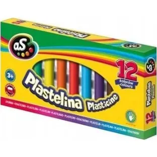 Astra Plastilin Knetmasse, 12 Farben