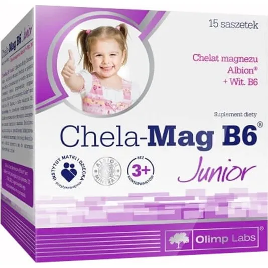 Olimp Chela-Mag B6 Junior, Magnesium & Vitamin B6, 15 Sachet