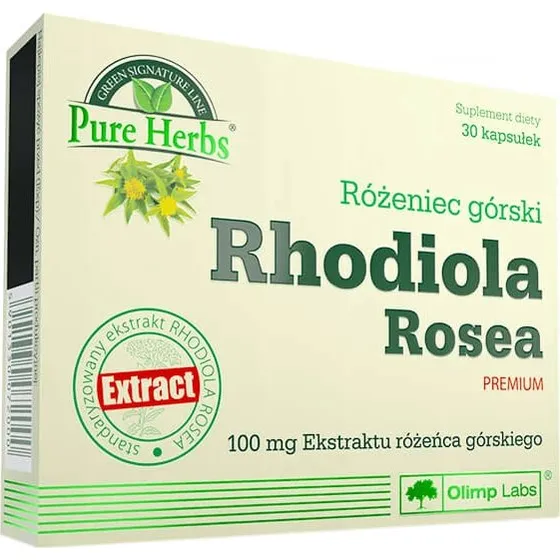 Olimp Pure Herbs Rhodiola Rosea Premium, 30 Kapseln