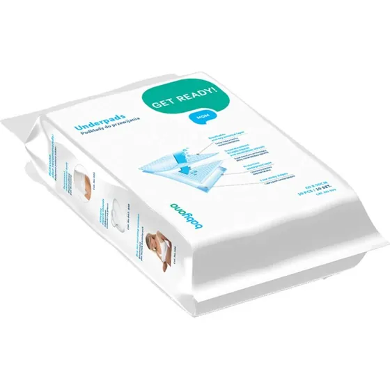 BabyOno Hygienische Wickelauflagen, 60 x 90 cm, 10 Stück