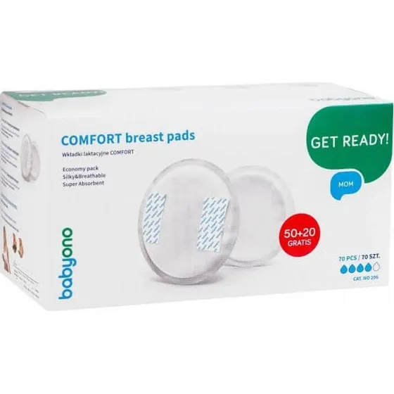BabyOno Stilleinlagen Comfort (50+20 Stück)