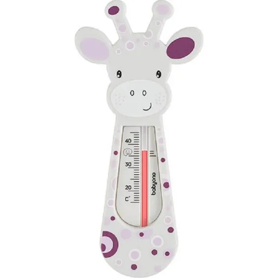 BabyOno Wasserthermometer Grau - Schwimmendes Badethermometer