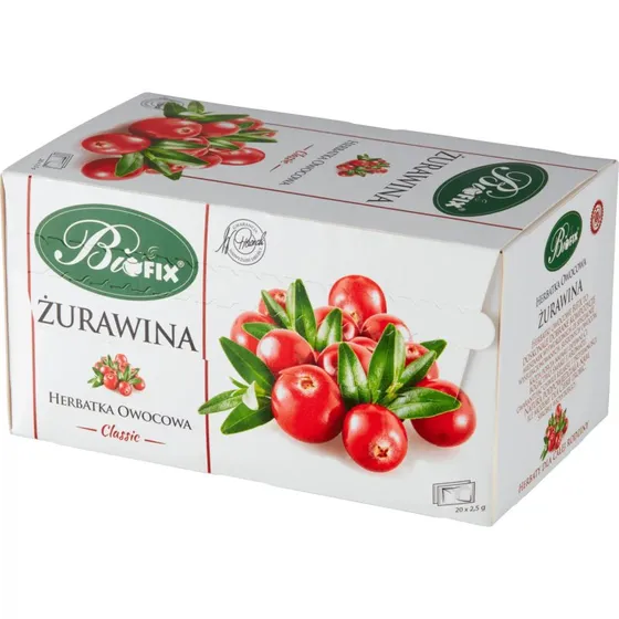 Bi Fix Classic Cranberry Früchtetee, 20 Portionsbeutel à 2,5g