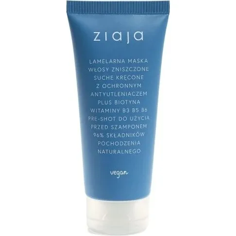 Ziaja Lamellenmaske für geschädigtes, trockenes & lockiges Haar, 100 ml