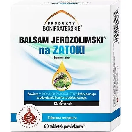 Bonifrater Produkte Jerusalem-Balsam für die Nasennebenhöhlen, 60 Filmtabletten