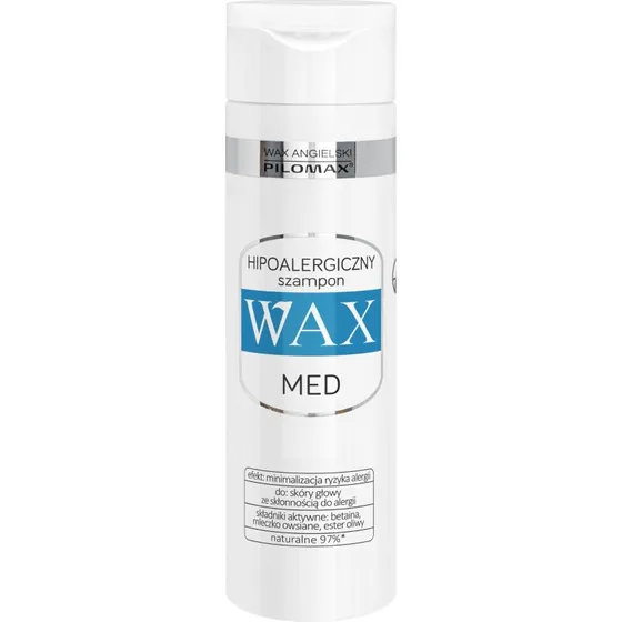 MED Wax Hypoallergenes Shampoo gegen Kopfhautirritationen, 200ml