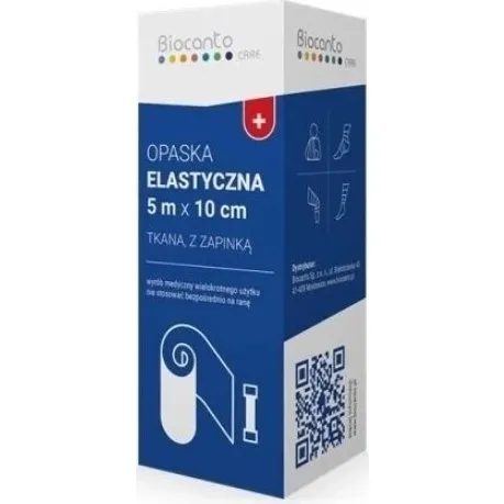 Biocanto Gummiband mit Spange, 5m x 10cm